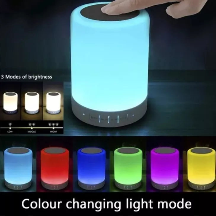 Lámpara Táctil Luz Color Rgb